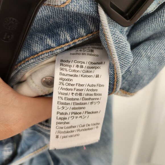 J. Crew Light Wash Raw Hem High Rise Straight Leg Slim Boyfriend Jean - Size 28 - Picture 2 of 12